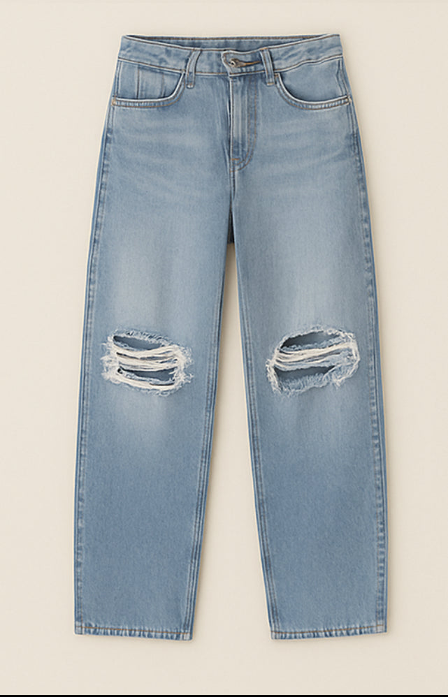 Mens Distressed Jeans